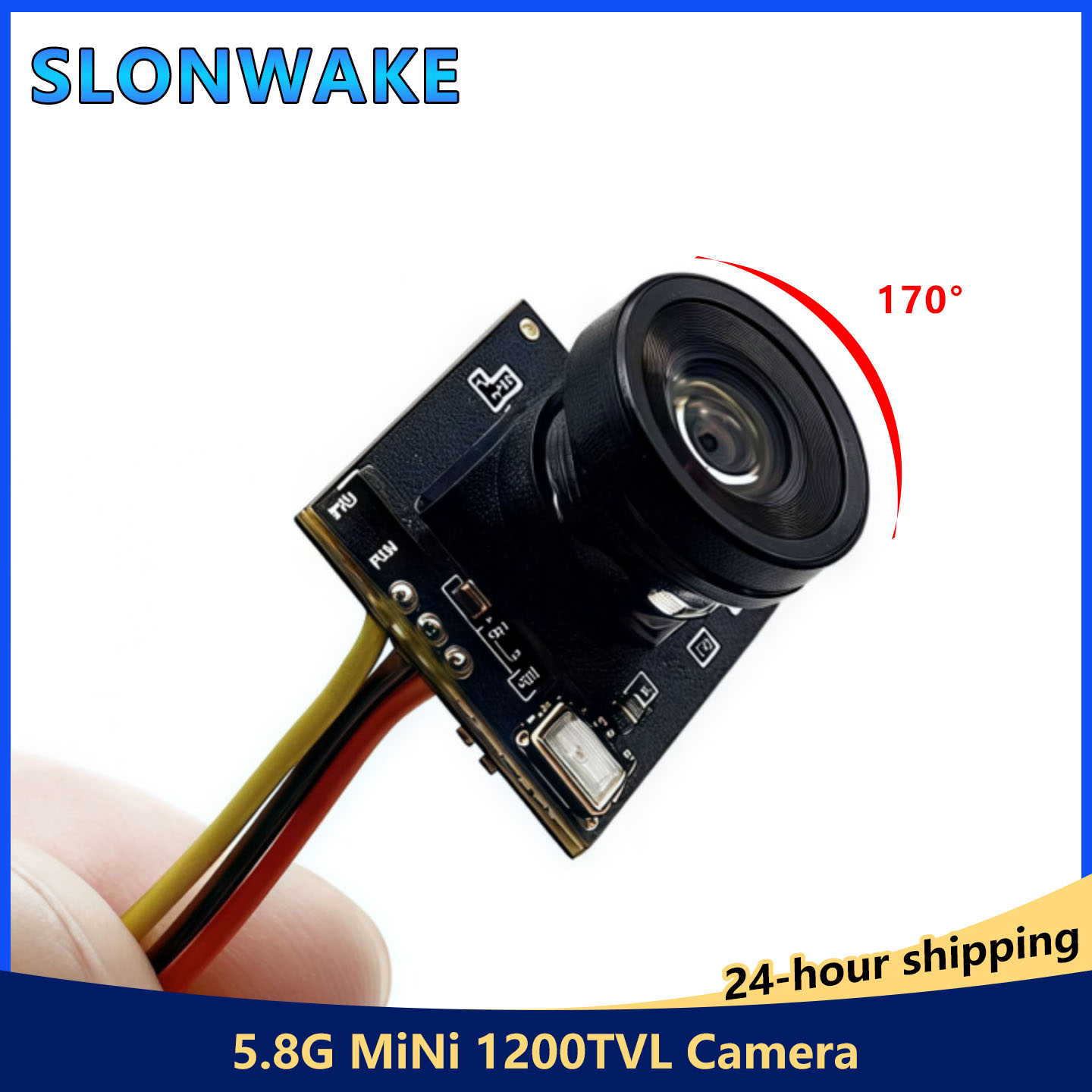 Drone Racing Camera - Câmera FPV SLONWAKE Ultra Mini 5.8G