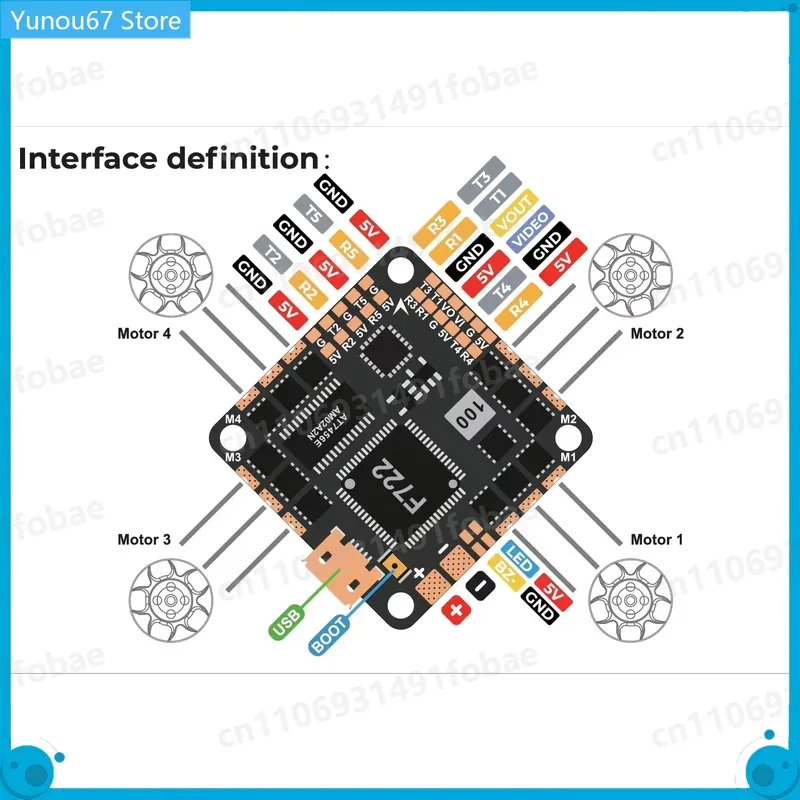 Controlador de Voo AIO V2 GEPR - Drone Racing Esc avaliação e preço