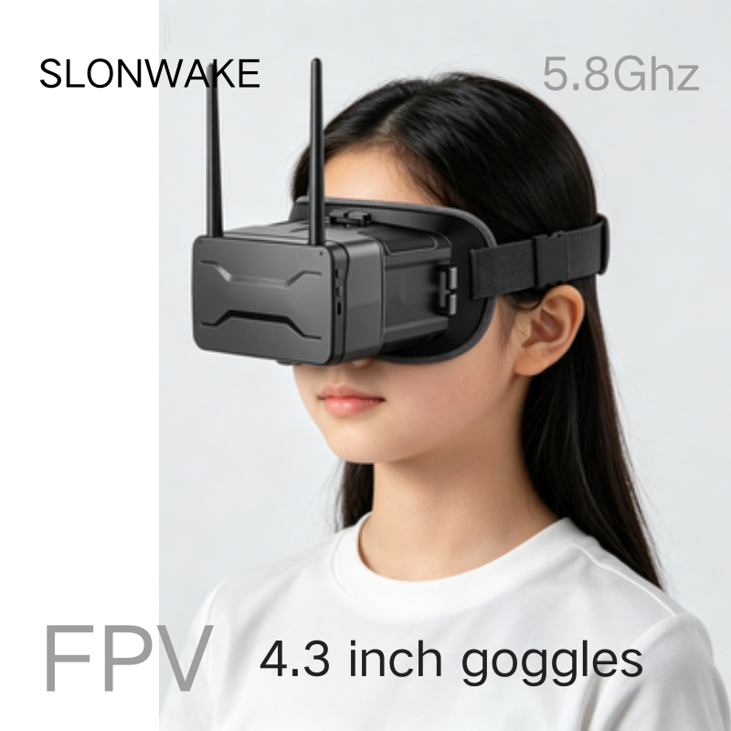 Óculos FPV 5.8G 4.3 Polegadas  - Drone Racing Goggles avaliação e preço